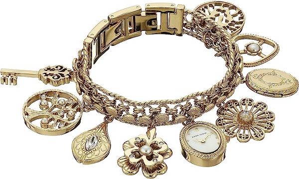 Gold-toned bracelet watch